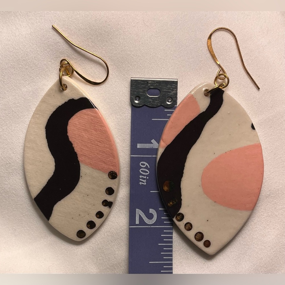 Ceramic Earrings - Picture 2 of 4